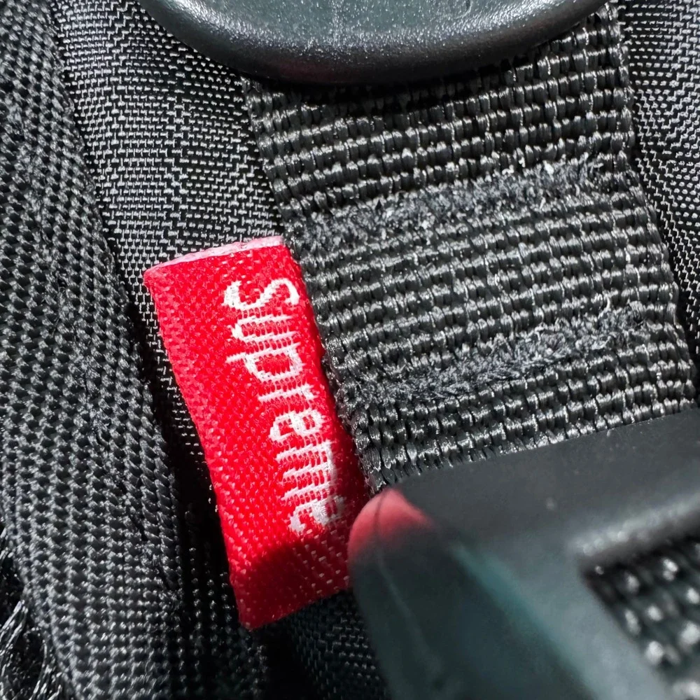 Supreme Backpack Unisex OS Black Cordura Ripstop Logo Streetwear Gorpcore Bag